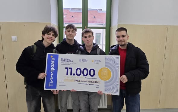Das Schülerteam freut sich über die Förderung seines Kulturclubs